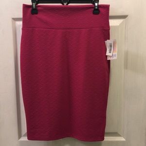 Lularoe Cassie Skirt solid pink